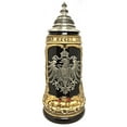 thumbnail image 1 of Rustic Deutschland Pewter German Eagle with Cities LE German Beer Stein 1 L, 1 of 4