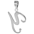 thumbnail image 2 of Sterling Silver Script Initial Letter Y Alphabet Pendant Flawless Polish, 1 1/2 inch high, 2 of 3