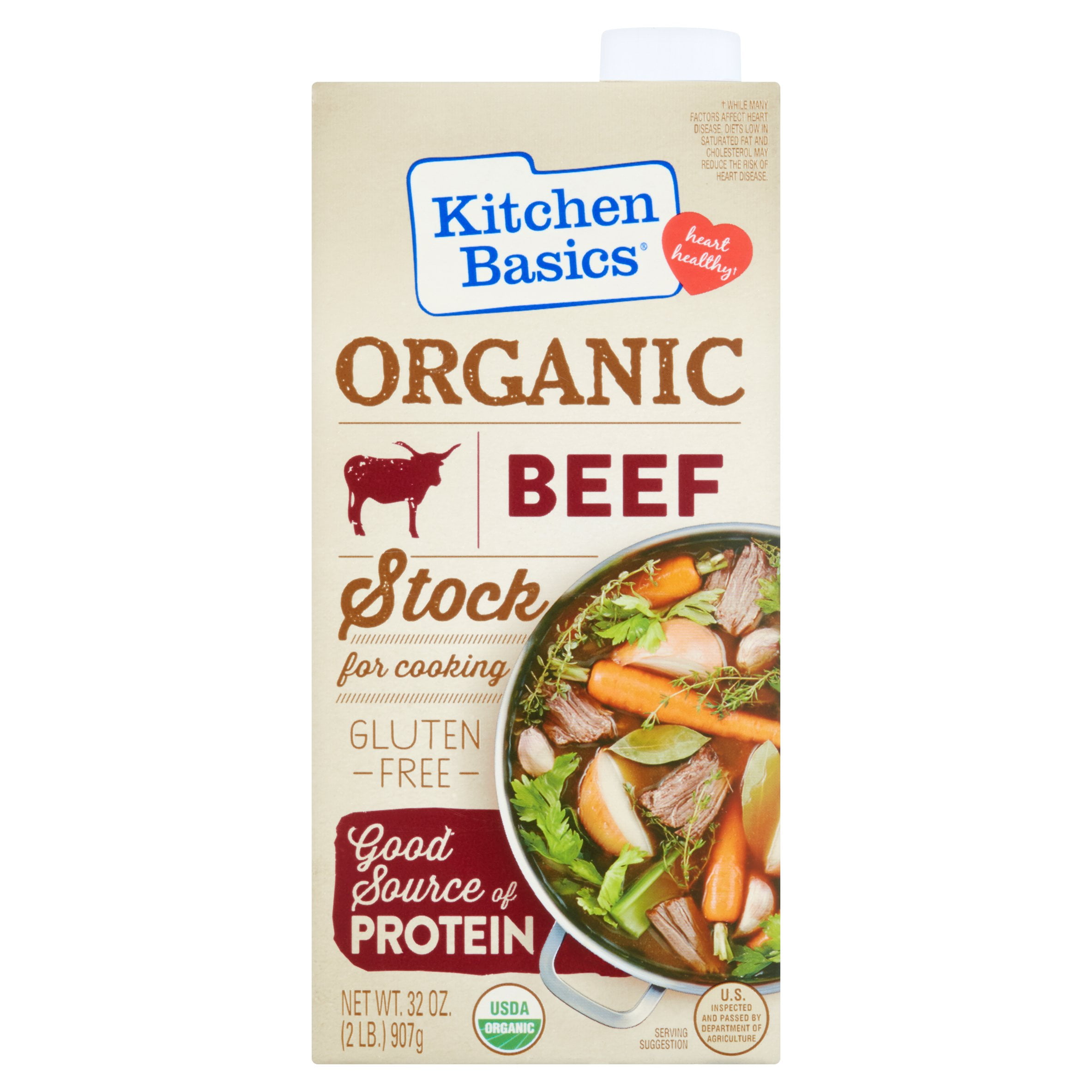 Kitchen Basics Stock Beef Org,32 Oz (Pack Of 12)