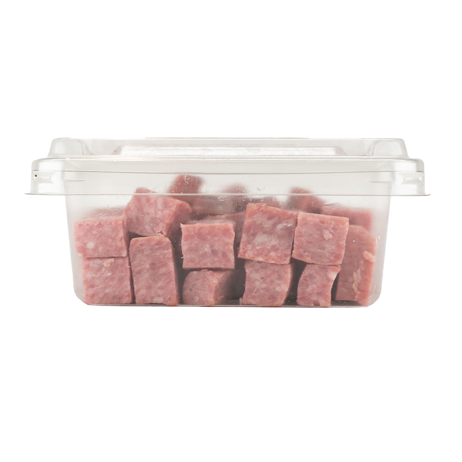 Prima Della Cubed Hard Salami, Serving Size 1oz, 6g Protein per Serving, 6oz Plastic Cup (Cubed, Refrigerated)