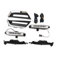 thumbnail image 1 of Kit de luces antiniebla LED impermeables con bisel cromado y cableado compatible con CR-V CRV 17-Arriba, 1 of 14