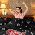 thumbnail image 7 of Yspwyqan Cute Christmas 3 Piece Twin XL Size Bedding Set, Soft Snowman Snowflake Winter Holiday Bedroom Comforter with 2 Pillow Shams for Kids Adults, 7 of 7