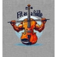 thumbnail image 4 of Fit as a Fiddle Violin Youth Heather Gray Jogger Pants-Small, 4 of 4