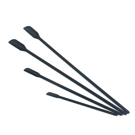 

Dinnerware 4PCS Mini Last Drop Long Handle Silicone Spatula Jar Scraper Tool for Kitchen