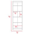 thumbnail image 4 of Double Door Beige Pantry Cabinet With Five Interior Shelves - Enhances Storage In Garage, Laundry, Kitchen, Living Room 70" High Organization Laundry Room, Area, 4 of 4