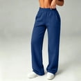 thumbnail image 2 of Gfyviroh Comfy Sweatpants for Women Straight Leg Comfy Pull-On Pants with Pockets Casual Soft Lightweight Lounge Trousers, 2 of 7