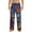 Black, variant on Gukieu Neon Graffiti Urban Art Print Men's Home Trousers, Elastic Drawstring Home Pajamas Clothing Suitable for Adult Men-3X-Large