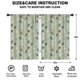 thumbnail image 2 of Chihuahua and Dog Paw Print Green Insulated Teens Curtains Set Of 2, Bedroom Essentials, Toddler Room Decor 42"x63", 2 of 5