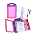 thumbnail image 5 of Melissa & Doug Fashion Design Art Activity Kit - 9 Double-Sided Rubbing Plates, 4 Pencils, Crayon, 5 of 10