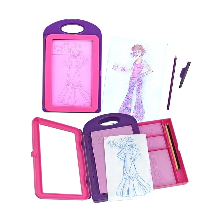 Melissa & Doug Fashion Design Art Activity Kit, 9 Double-Sided