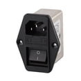 thumbnail image 1 of 10A 250 V AC IEC Input Module AC Power Outlet With Filter Fuse For CW1D CW1C CW2A CW2C CW2B CW2A/AR AR06D1/AR10D1, 1 of 10
