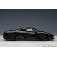 thumbnail image 4 of McLaren P1 Fire Black with Red and Black Interior 1/18 Model Car by Autoart, 4 of 11