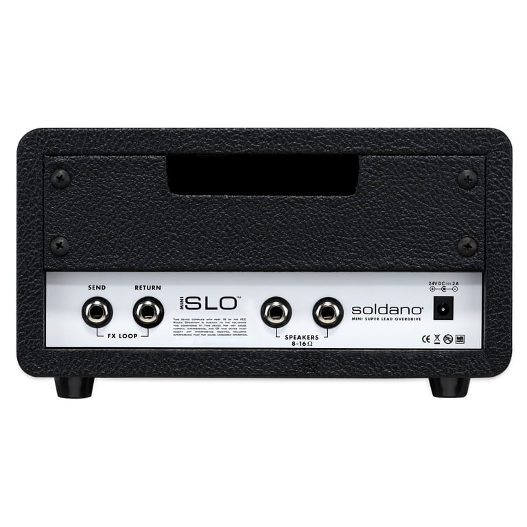 Soldano SLO Mini 30W Guitar Amp Head Black - Walmart.com