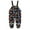 Dinosaur, variant on Toddler Waterproof Jumpsuits Girls Butterfly Rainwear Adjustable Strap Overalls Outdoor Printed Unisex Casual Jumpsuit, Black, 4 Years