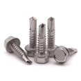 thumbnail interactive-video image 1 of 100-Pack 3/4" Stainless Steel Self-Tapping Sheet Metal Screws – Square Drive, Truss Head 1 of 4