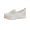Beige, variant on DLONGLI Women's Orthopedic Arch Support Wide Width Slip On Walking Shoes Breathable Mesh Lightweight Cushioned Non-Slip Casual Sneakers