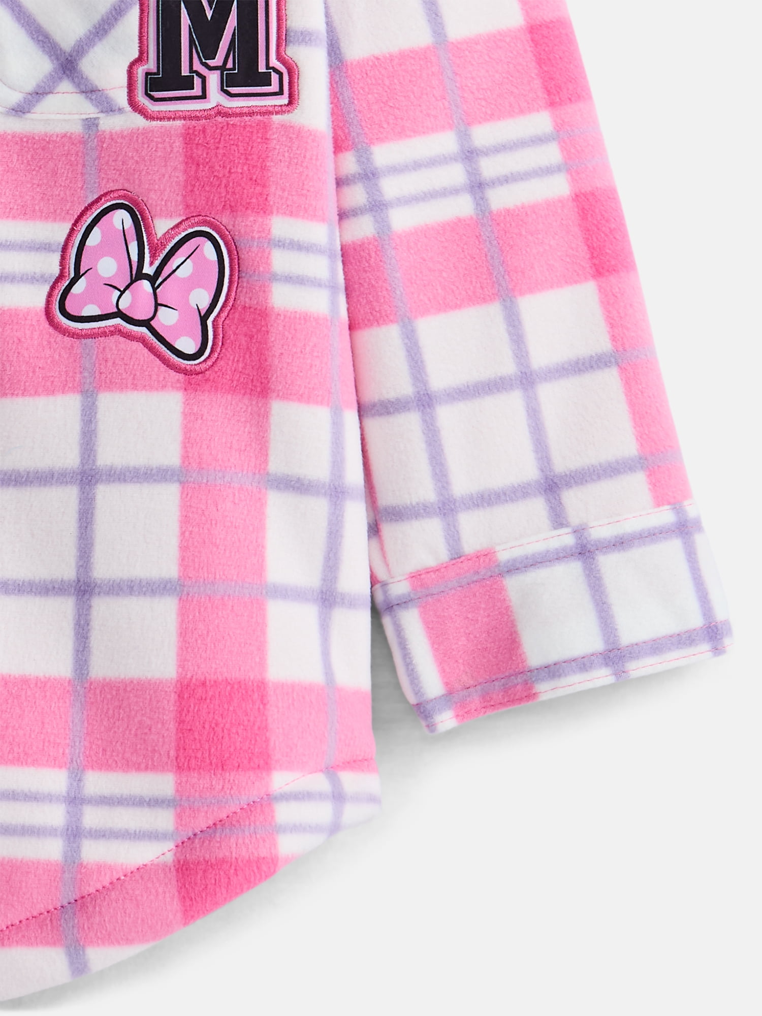 Minnie Mouse Toddler Girls Shacket with Long Sleeves, Sizes 2T-5T