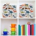 thumbnail image 6 of Yayeee Canvas Storage Basket with Handles for Shelves Fabric Bins Closet Organizer, Dinosaur Pattern, 6 of 8