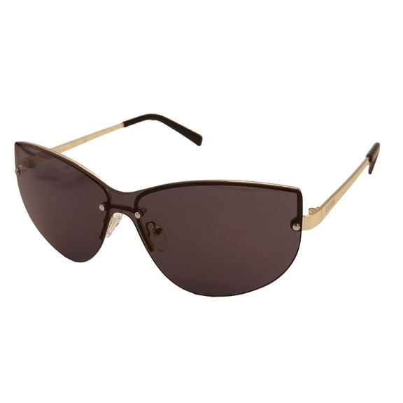 Guess Sunglass Mens Gold Metal Shield Sunglass , Smoke Lens GO00007. 32A
