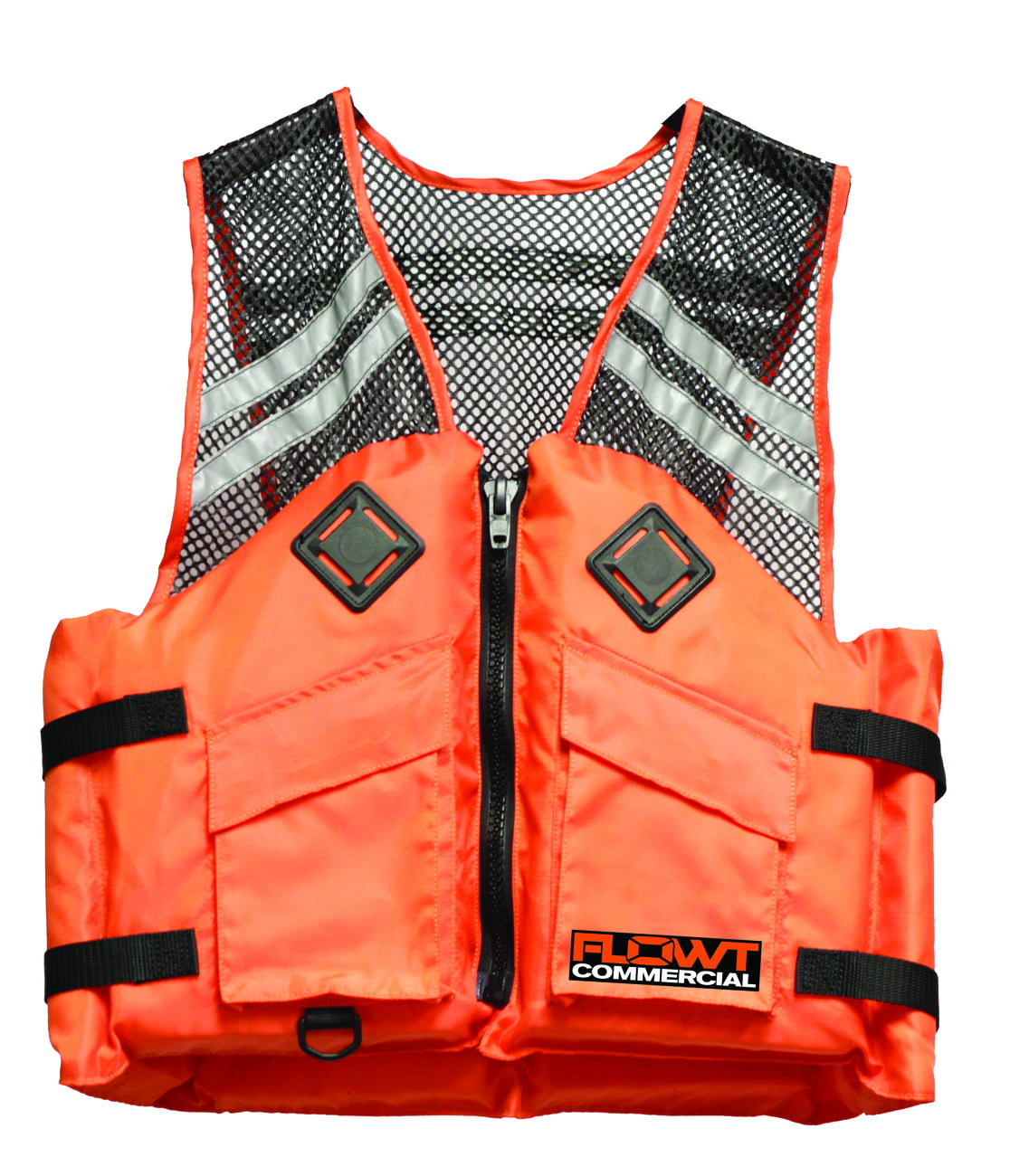 USCG Approved Type III PFD 2X Large/3X Large FLOWT Commercial Comfort Mesh Life Vest Orange 