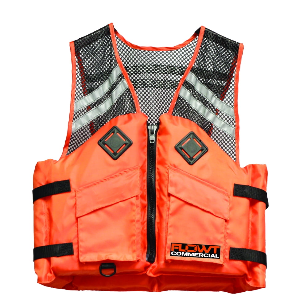 FLOWT Commercial Comfort Mesh Deluxe Life Vest USCG Approved Type III