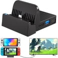 thumbnail image 1 of SHSLING Station d'Accueil Switch avec USB 3.0, Compacte, Légère et Portable, Adaptateur de Charge pour Nintendo Switch, 1 of 5