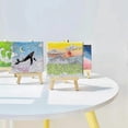 thumbnail image 3 of 14pcs Mini Canvas And Easel Brush Set, Canvas Inch, -stretched Canvas, Mini Painting Kit, Kids Pain, 3 of 5