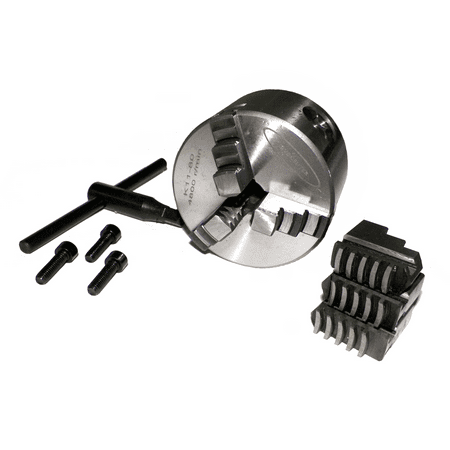 

3 (3 inch) 3 Jaw Precision Self Centering Lathe Chuck with 2 sets jaw