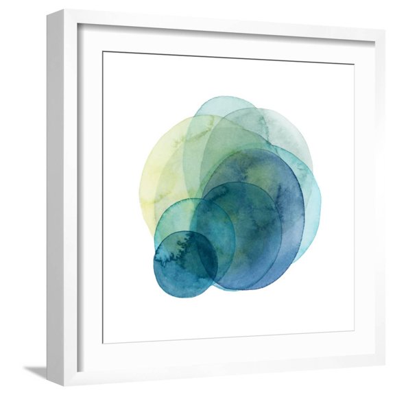 Art.com Evolving Planets IV Art Print by Grace Popp, White Frame Wall Art, 21" x 21"