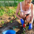 thumbnail image 3 of Hand Loop Weeder Manual Cut Weed Roots Metal Sharp Blade Weed Remover Yard Accessories, 3 of 8