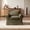 Green, variant on Kslysuty Modern Loveseat Sofa Couch, Upholstered Comfy Sofa with Pillows & Armrests, Deep Seating Couch with Removable Cover for Living Room Bedroom Apartment Office Small Spaces,Green