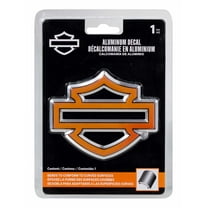 Harley-Davidson Aluminum Bar & Shield Logo Emblem Decal - 5 x 7 in., Harley Davidson