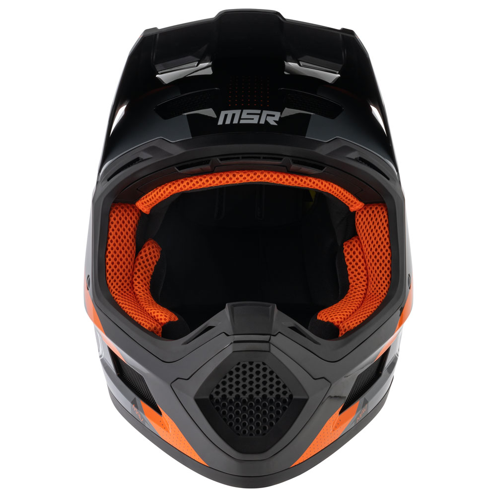 MSR™ Mav Inertia Dirt Bike Motocross Helmet w/MIPS Large Black/Grey/Orange