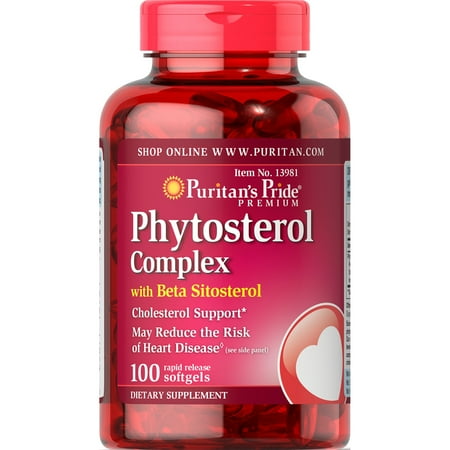 Puritan's Pride Phytosterol Complex 1000 mg (Per Serving)-100 Softgels