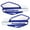 Unknown, variant on Powermadd 34221 Star Series Handguard   Blue/White