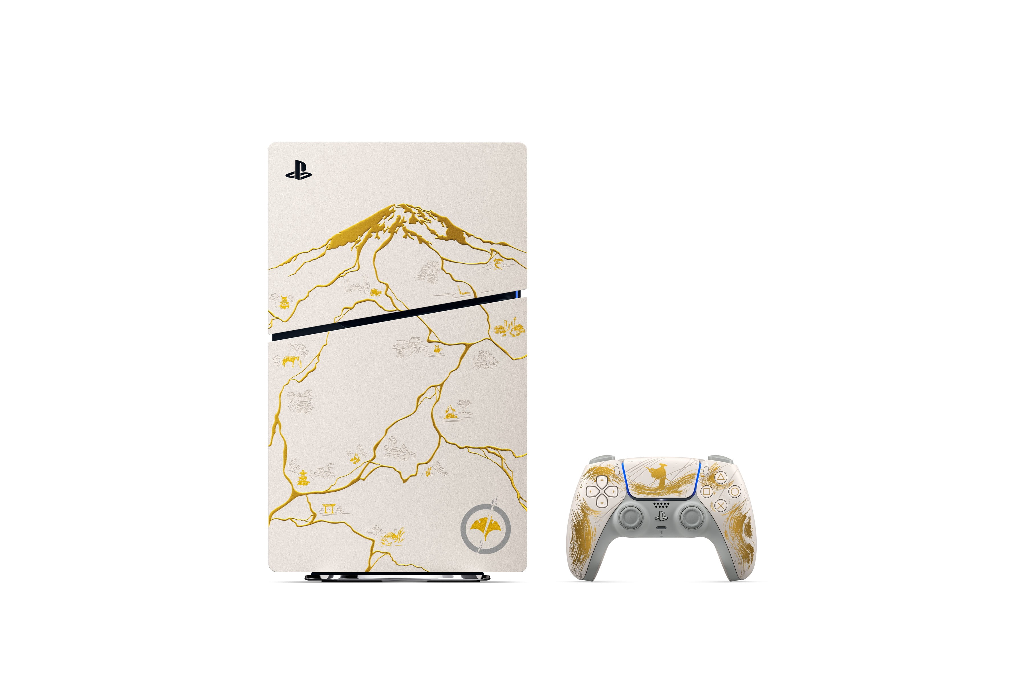 Sony PlayStation 5 Console Ghost of Yotei Gold Limited Edition Bundle + Ghost of Tsushima Director's Cut for PS5