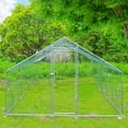 thumbnail image 6 of Caulitar 20 x 13ft Large Metal Chicken Coop, Walk in Poultry Cage Chicken Run for Outdoor Backyard Farm, 6 of 9