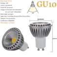 thumbnail image 4 of Bombillas LED COB regulables para sala de estar, focos E27, GU10, MR16, 15W, CA 110V/220V, cc 12V, lámparas blancas para el hogar, 4 of 4