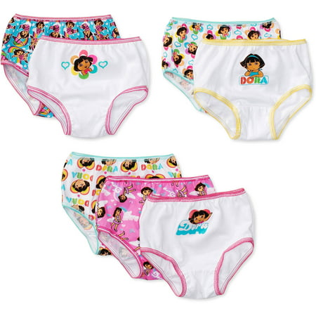 Toddler Girls' Dora the Explorer Underwear, 7-Pack 