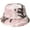 Pink, variant on Camo Bucket Hat for Men Winter Winter Warm Sunshade Windproof Cap Foldable Wear-Resistant Thick Lambs Wool Basin Hat