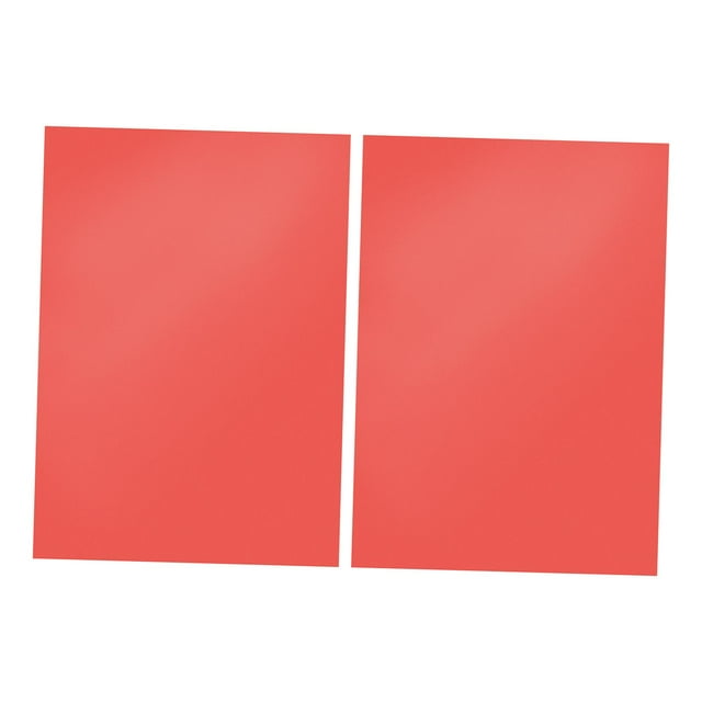 2 piezas de hoja de Pp translúcida de PVC, plantilla DIY, hoja de arte A4, superposiciones de colores multiusos para lámpara artesanal de luz de Rojo