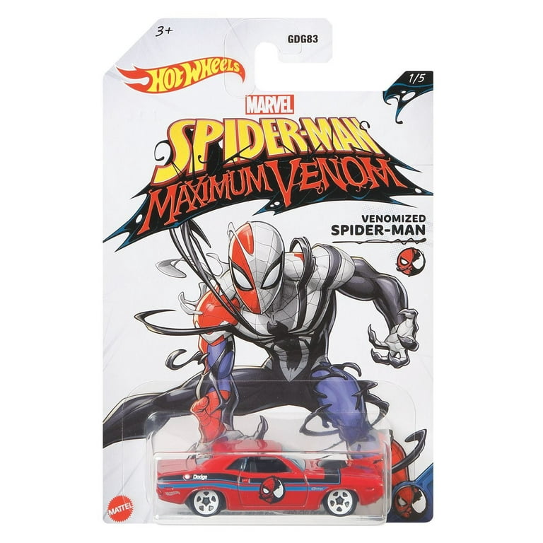 Hot Wheels Spider-man Maximum Venom Venomized Marvel Series