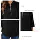 thumbnail image 3 of Dot Print Tops, Comfortable Women Casual Blouse Pure Color Zipper Round Neck Lightweight For Travel For Office For Lady ANGGREK Otros, 3 of 5