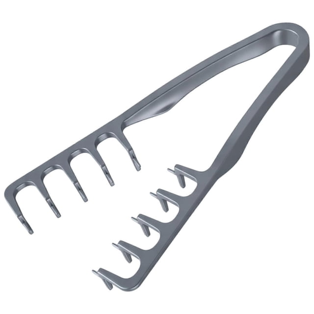Peine voluminizador con dientes anchos para un rápido levantamiento de raíces y un aumento de volumen natural, color gris, para hombres y mujeres.