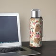 thumbnail image 5 of 20 Oz Pomeranian Dogs and Flowers Coffee Tumbler Double Wall Insulated Stainless Steel Water Bottle | Metal Reusable Thermoses Flask with Cup Cap | Leak & Sweat Proof with Anti-Dust Lid, 5 of 7