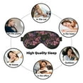 thumbnail image 7 of Naloa Orchids Flowers Print Sleep Mask for Sleeper, Light Blocking Sleeping Eye Mask for Women Men, Eye Shade with Adjustable Strap for Travel, Nap,Meditation, 7 of 7