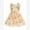 Apricot Floral, variant on Kids Girls Birthday Party Dress Sequins Butterfly Daisy Polka Dots Embroidery Princess Tulle Wedding Pageant Evening Gown 5-6 Years Blue Polka Dots