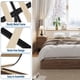 thumbnail image 3 of QinaQin Base de cama de madera tipo plataforma para individual, matrimonial, queen o king, con listones resistentes y diseño bajo que no requiere box spring, 3 of 6