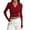 Red, variant on Vetement Femme ete 2025 Women's Long Sleeve V Neck Slim Fit Casual Basic Pleated Top T Shirt T Shirt Women Summer Short Sleeve Tee Tops Long Tee Shirts for Women Medium Ladies Shirts for Woman S