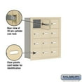 thumbnail image 2 of Salsbury Industries 19045-12SRK Cell Phone Storage Locker - 4 Door High Unit (5 Inch Deep Compartments) - 12 A Doors - Sandstone - Recessed Mounted - Master Keyed Locks, 2 of 4